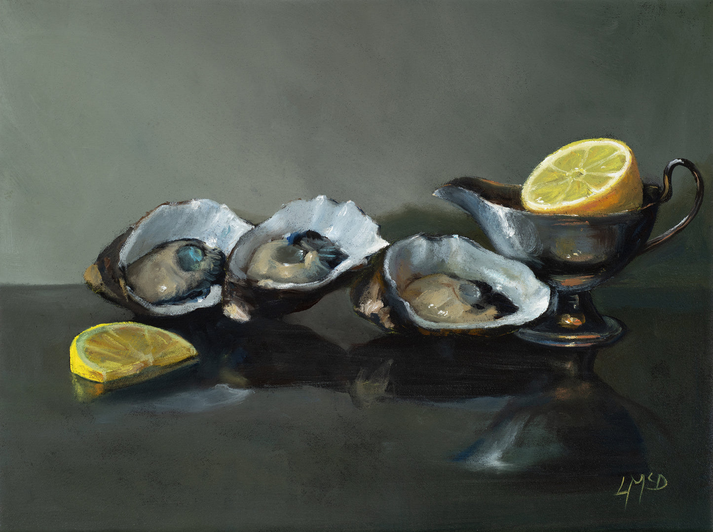 Llael McDonald - Silver Gravy Boat with Oysters