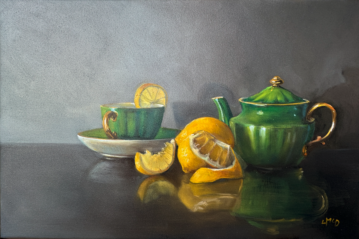 Llael McDonald "Lemons with Green Tea-pot"