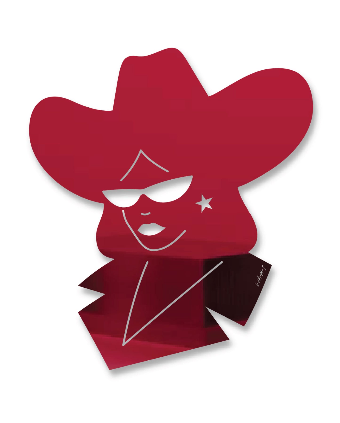 Chris Watts - RODEO REFLECTION (RED)