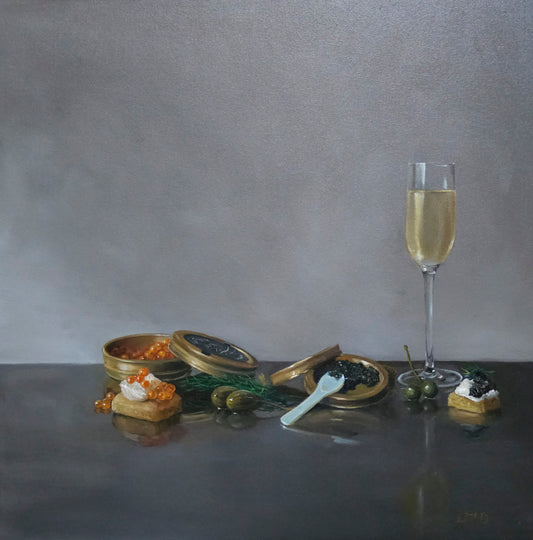 Llael McDonald  "Caviar and champagne"