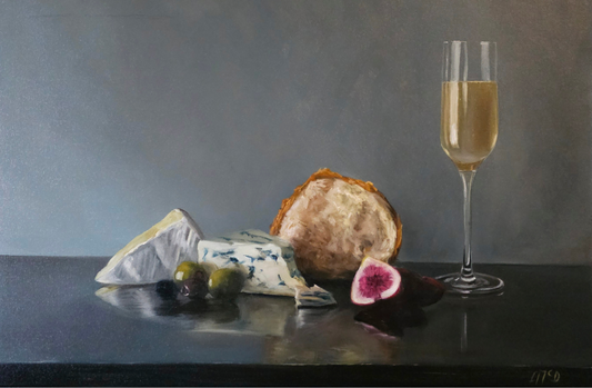 Llael McDonald  "Cheese and champagne"