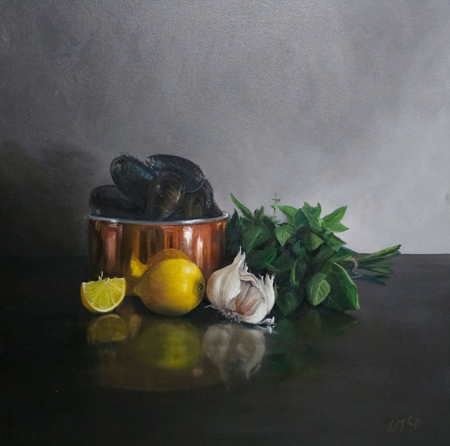 Llael McDonald  "Herbs, Mussels and Garlic"