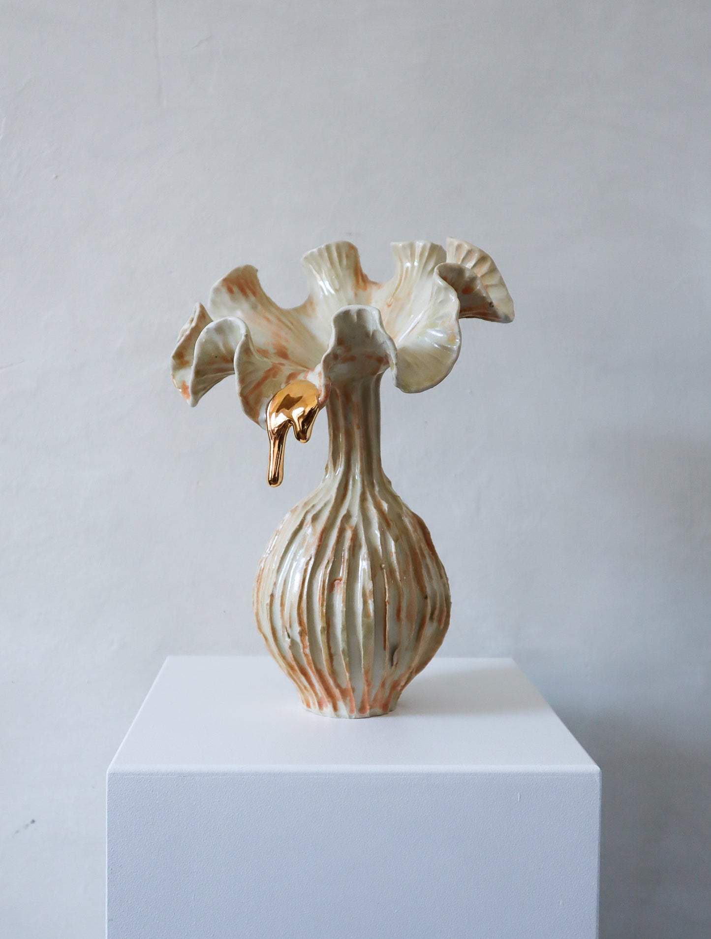Jessica Eun Kyoung Choi - Winterbloom, Tangerine/Gold